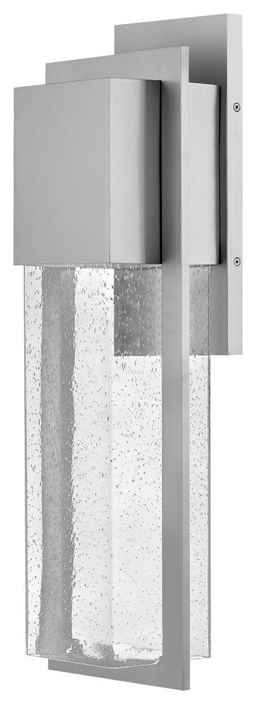 Lark Alex Large Wall Mount Lantern, Antique Brushed Aluminum