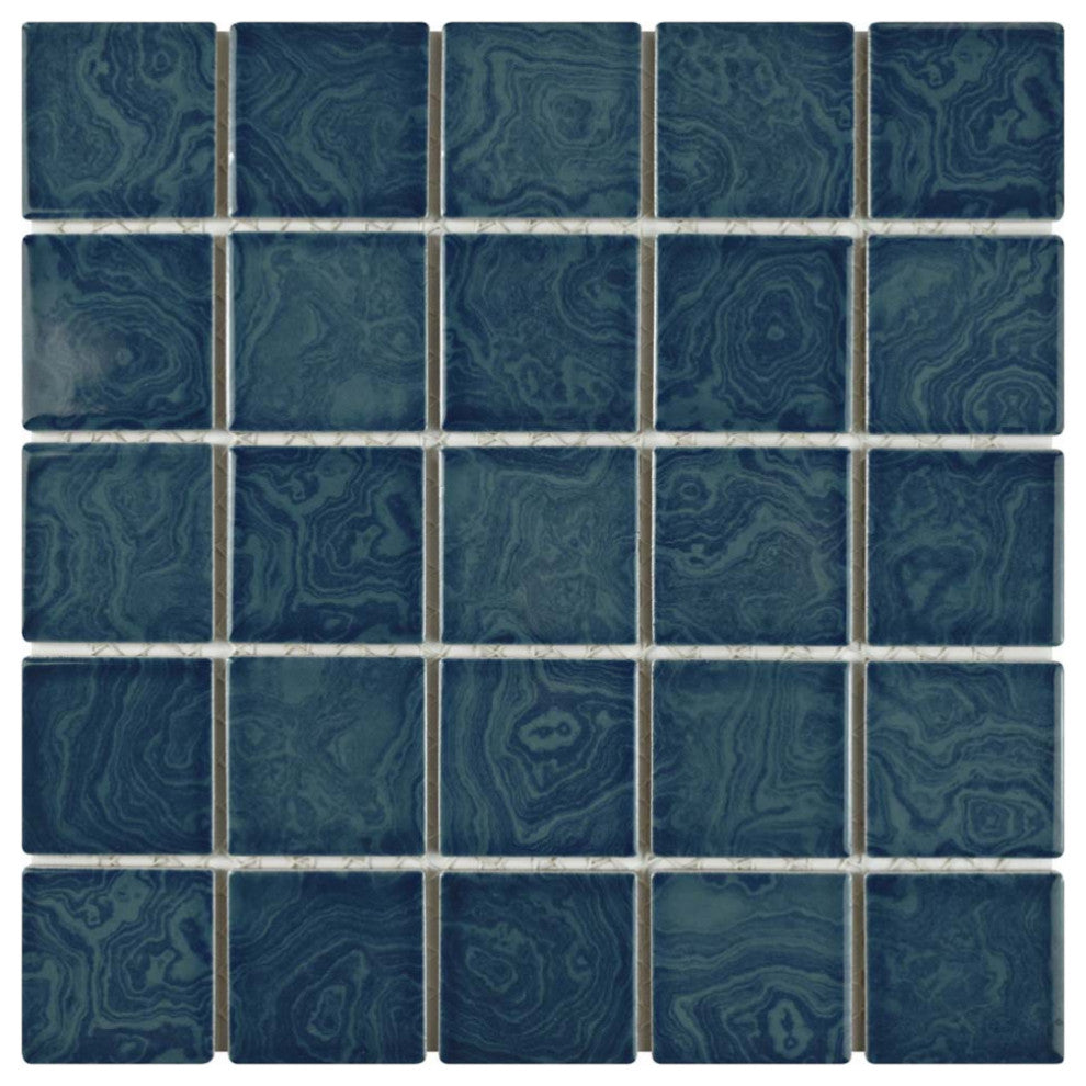 Resort Coral Blue Porcelain Floor and Wall Tile