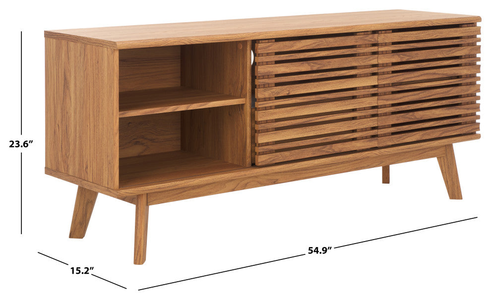 Safavieh Esma Low Sideboard/Media Stand, Oak