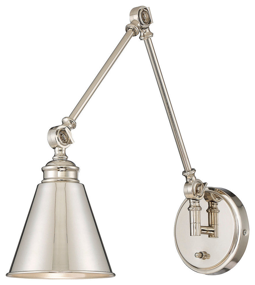 Savoy House Morland One Light Wall Sconce 9-961CP-1-SN
