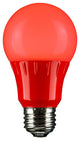 Sunlite Led A Type Colored 3W Light Bulb Medium, E26, Base, Red