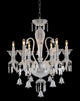 Artistry Lighting New Century Collection Crystal Chandelier, 6 Light