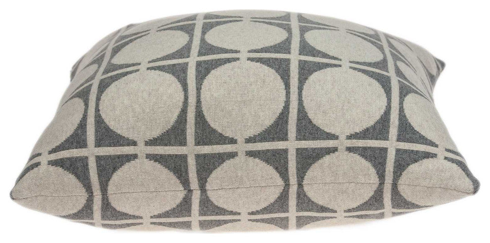 HomeRoots 20" x 7" x 20" Clean Tan Accent Pillow Cover With Down Insert