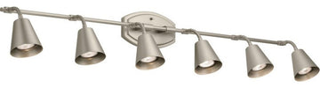 Sylvia Rail Light 6-Light in Satin Nickel