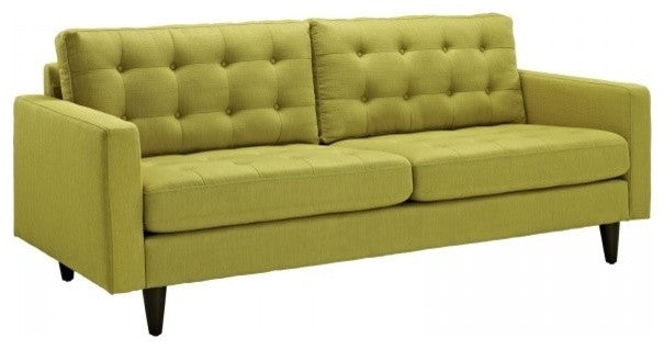 Modern Wheatgrass Empress Upholstered Sofa