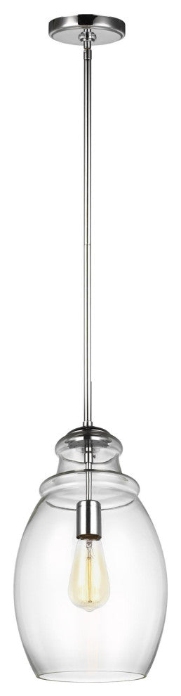 Marino 1-Light Pendant, Chrome