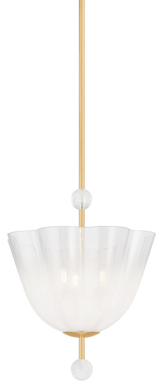 Hudson Valley Lighting Cambria Heights Lantern, Aged Brass