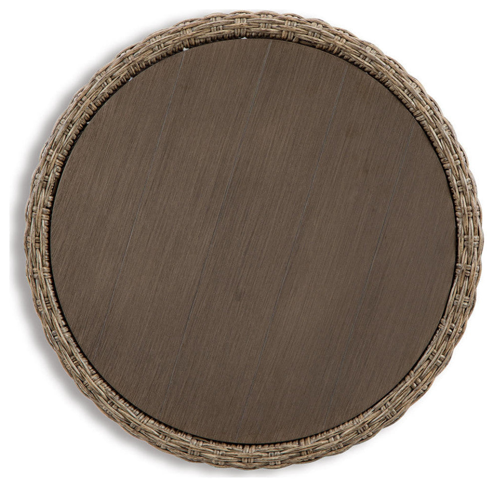 Danson Beige Outdoor End Table