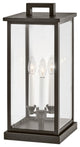Hinkley Weymouth 3-Light Large Pier Mount Lantern 20017OZ-LV, Oil Rubbed Bronze