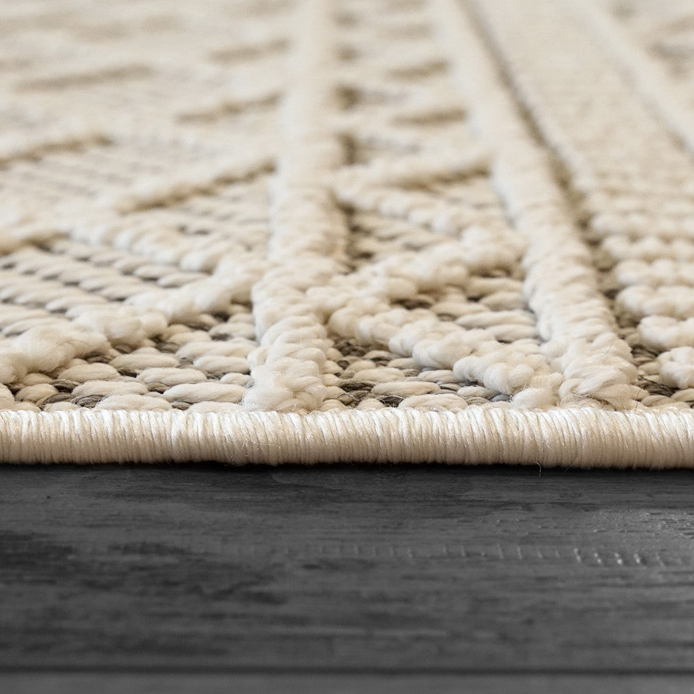 Dynamic Rugs Seville Polypropylene Machine-Made Area Rug, 7.10x10'
