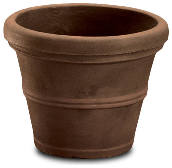 Brunello Planter, Rust, 14"