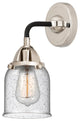 Small Bell Sconce, Black Polished Nickel, Seedy