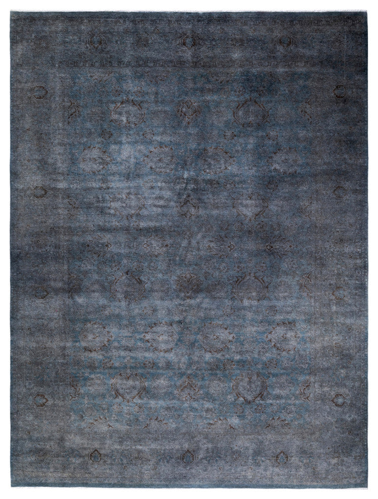 Fine Vibrance, One-of-a-Kind Hand-Knotted Area Rug Ivory, 9' 1 x 11' 10