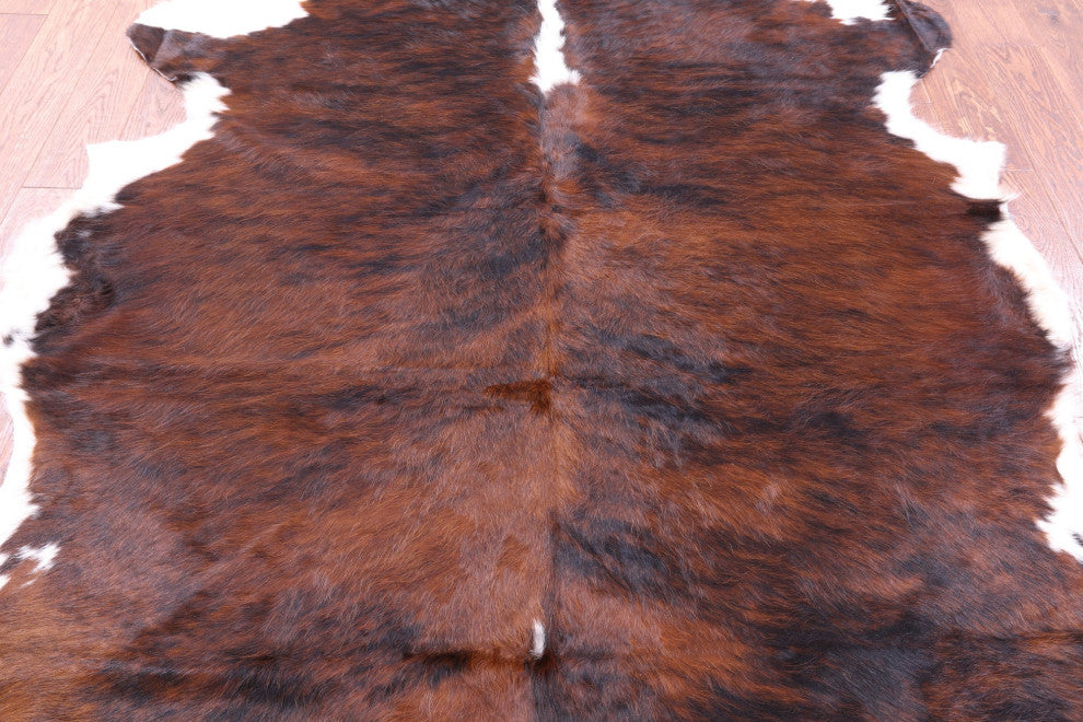 Organic Natural Hair-On Cowhide Area Rug 6' 11" X 6' 5" C1697