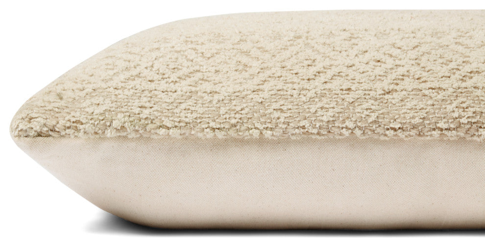 Angela Rose x Loloi Henderson Sand / Ivory 13'' x 21'' Cover, Poly Pillow