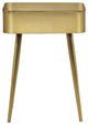 Rylan Iron Night Stand, Gold, Solid
