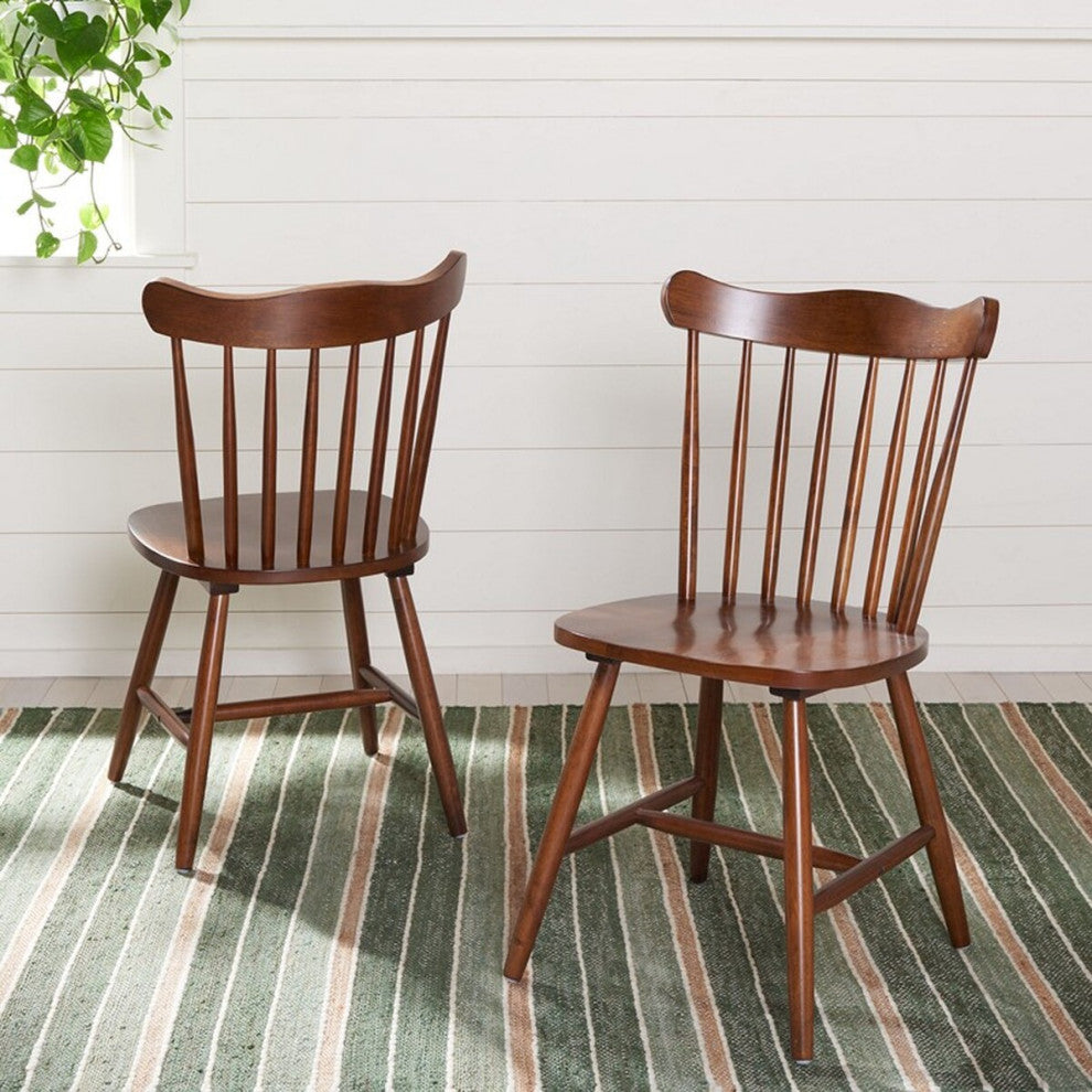 Safavieh Reeves Dining Chair, Walnut
