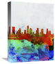 "Houston Watercolor Skyline" Fine Art Print