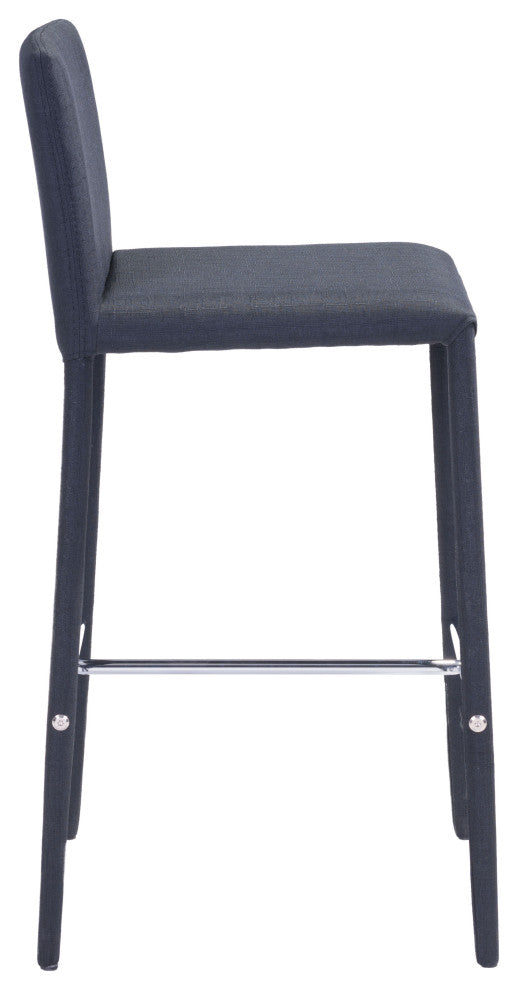 Confidence Counter Chair (Set of 2) Black