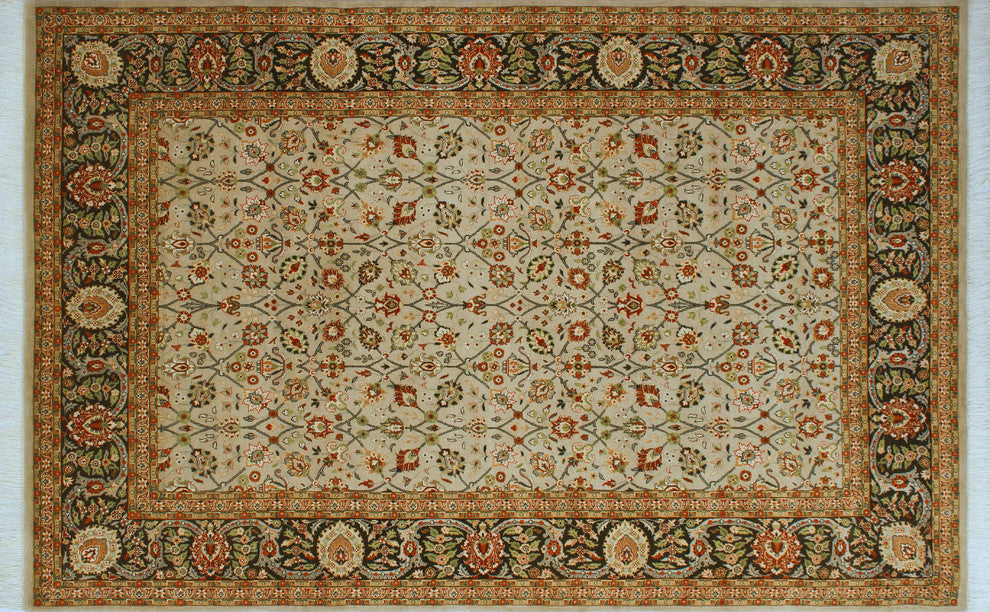 Pak-Persian Hassan Gray Rug, 6'0x9'2