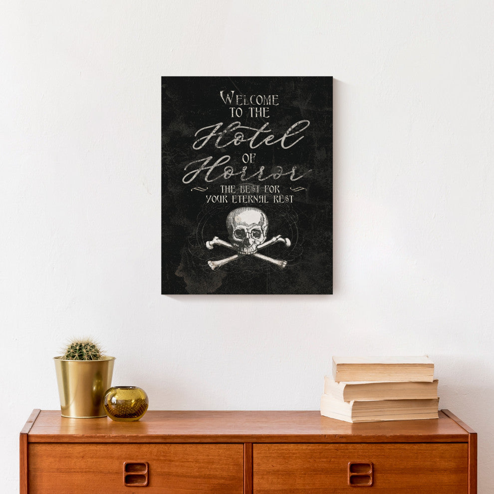 Hotel Of Horror 11x14 Canvas Wall Art