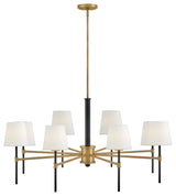 Hinkley Saunders Large Chandelier, Black