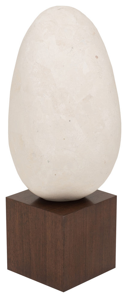Agate Stone Inlaid Heart Sculpture