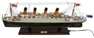 Titanic With Lights Cruise Ship Model