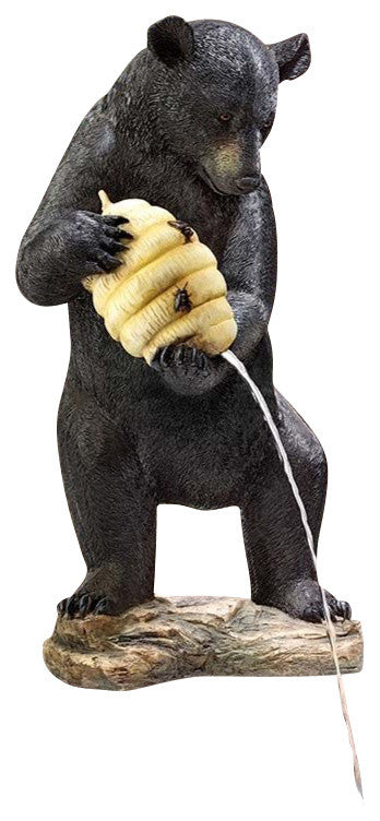 Bear With Beehive-Piped