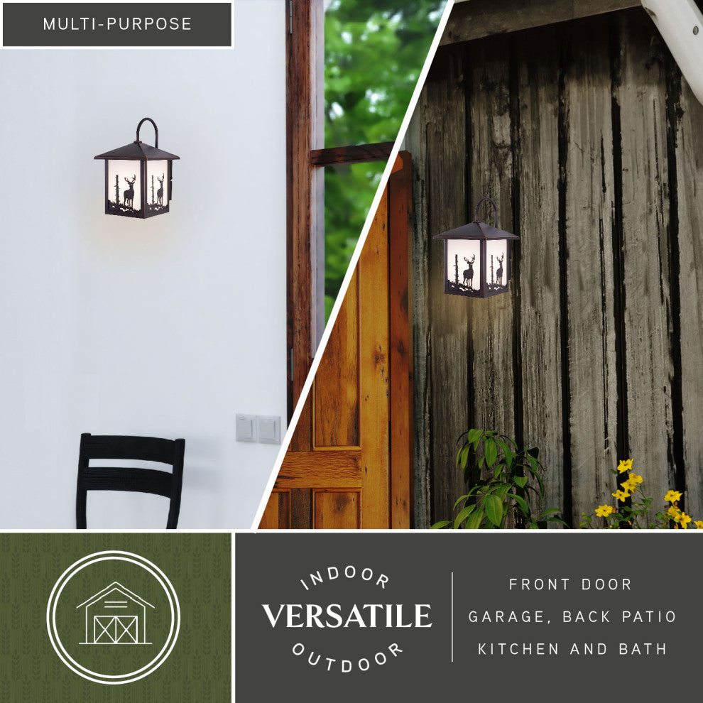 Vaxcel Lighting OW33583 Bryce 1 Light Outdoor Wall Sconce - 8 - Burnished