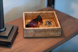 Artifacts Rattan™ Luncheon Napkin Holder, Honey Brown