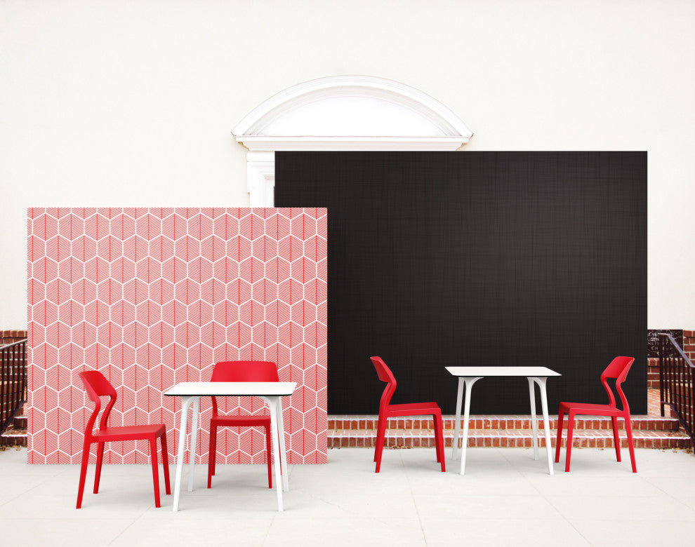 Snow Dining Chair, Red, Set of 2