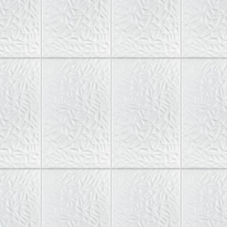 More Petal Matte White Ceramic Wall Tile