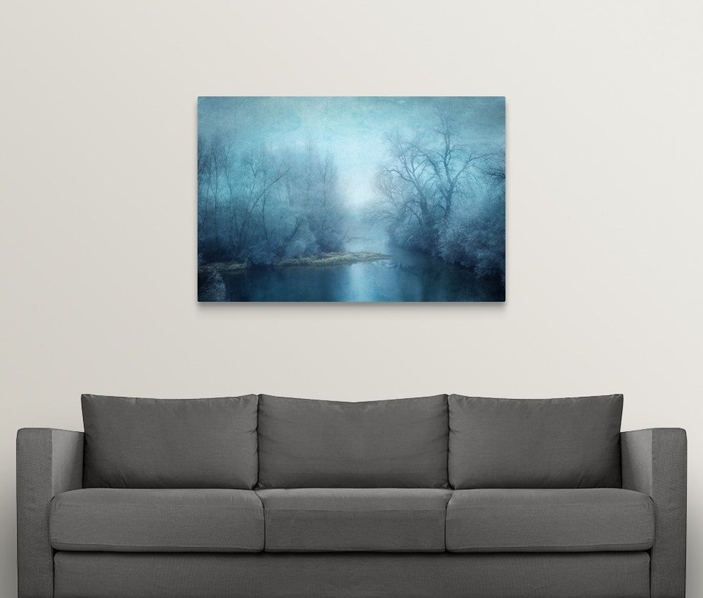 "Dear Blue" Wrapped Canvas Art Print, 48"x32"x1.5"
