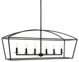 Uttermost Clayton 6 Light Linear Chandelier