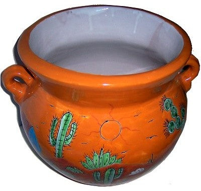 Medium Size Desert Talavera Ceramic Pot