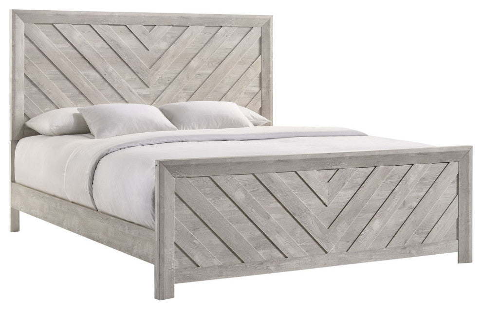 Picket House Furnishings Keely Panel Bed in White