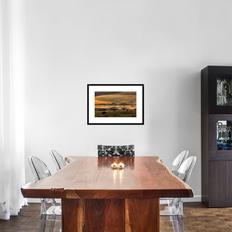 "Africa" Framed Digital Print by Amnon Eichelberg, 30x21"