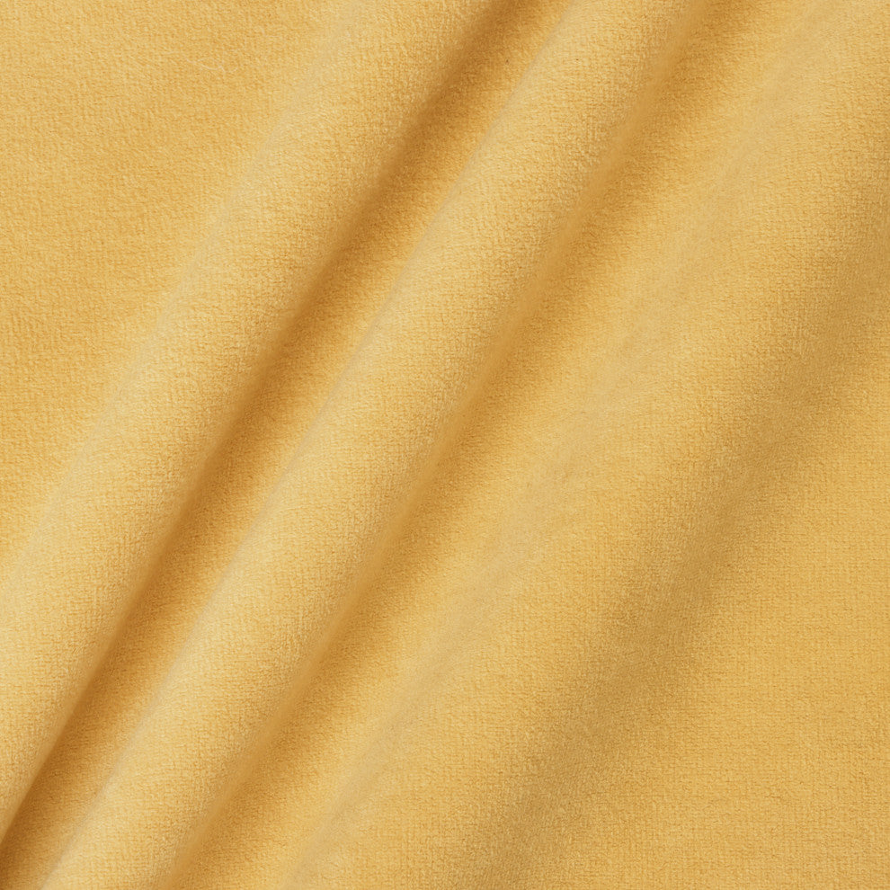 Delara Set of 1 Velvet 20x20", Cushion Cover, Royal Yellow, Pillow Cover Only
