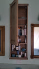 42" Orpheus  On the wall Cabinet with 12" open shelf 4.5" deep