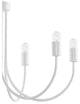 510 Design Ellie Contemporary Matte White Metal 6-Light Chandelier