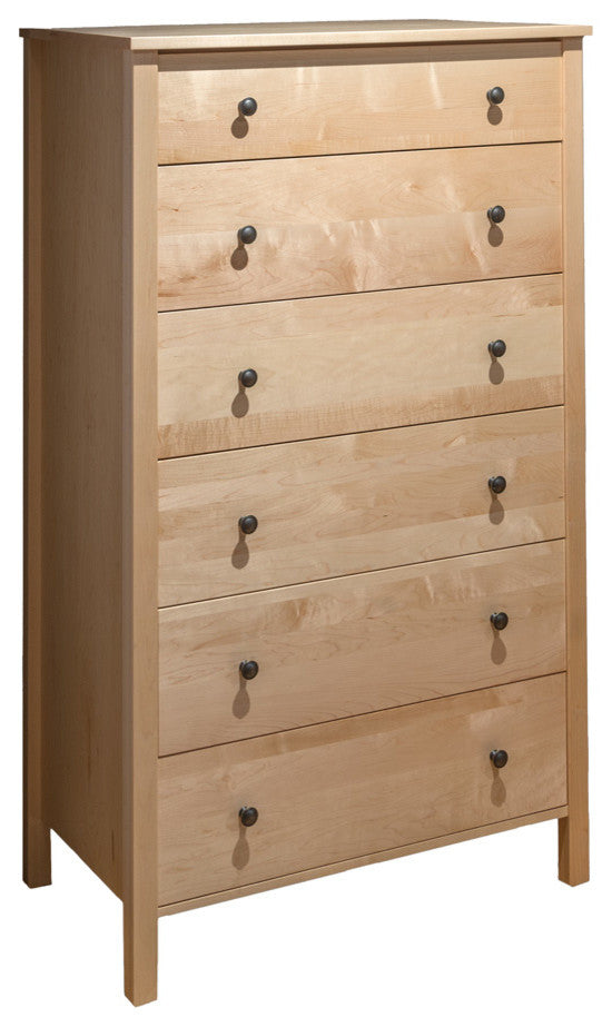 Addison 6-Drawer Chest, Natural Maple