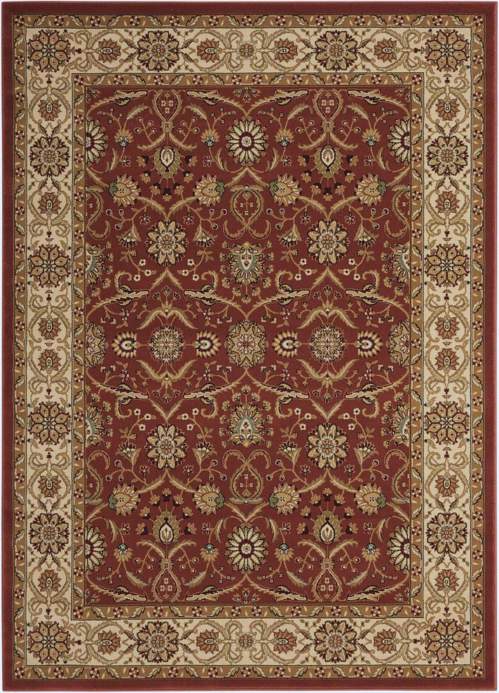 Nourison PERSIAN CROWN 178 BRICK RUG