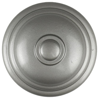 Tondo Metal Drapery Medallion Holdback, Pewter