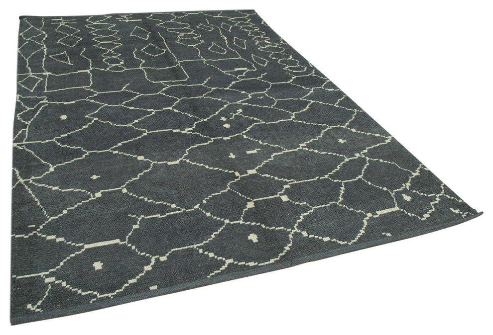 Rug N Carpet - Handmade Unique 6' 4'' x 9' 1'' Moroccan Area Rug