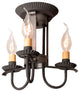 Amherst Ceiling Light, Kettle Black