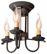 Amherst Ceiling Light, Kettle Black