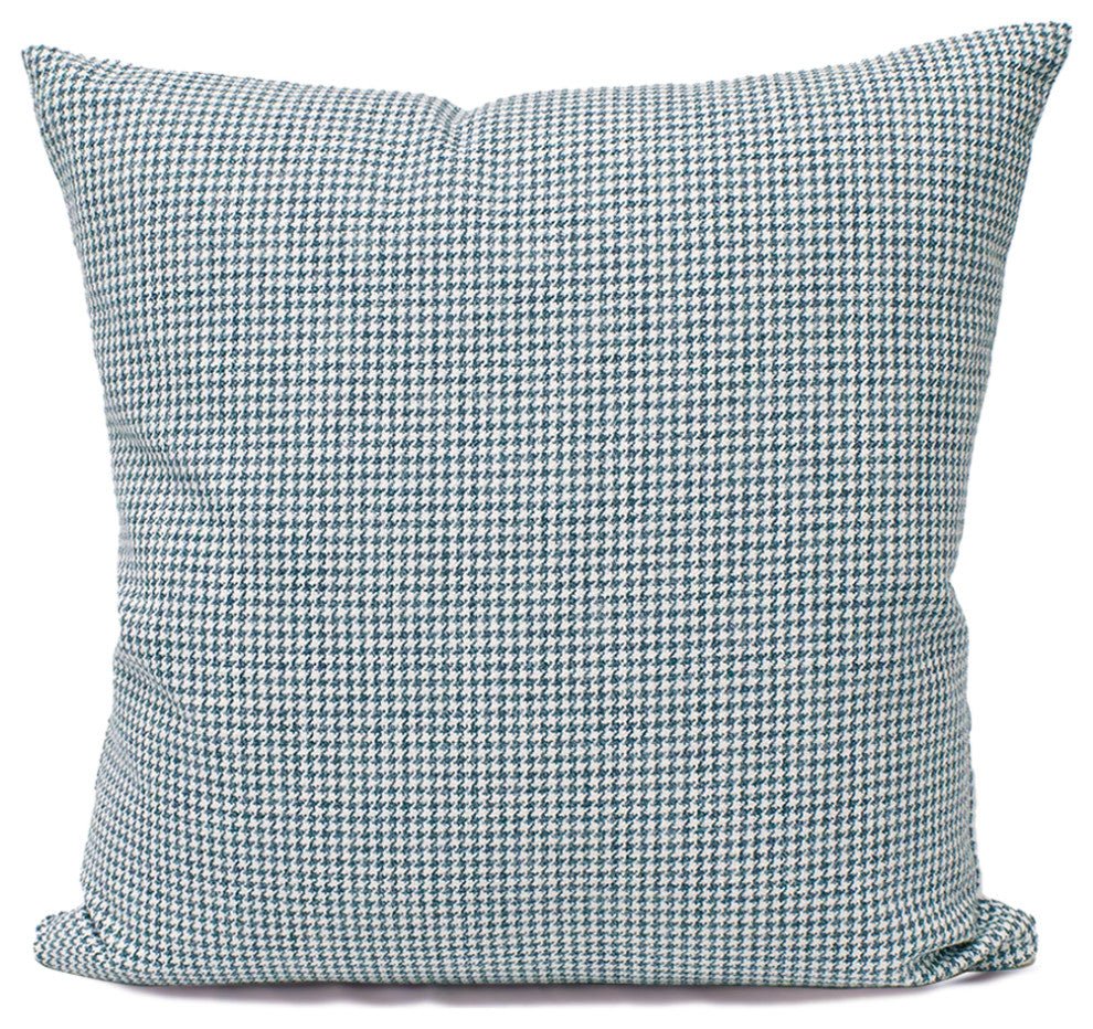 Lake Houndstooth Cushion Cover, 20" X 20"