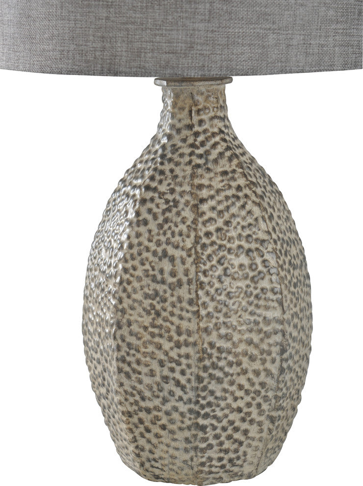 Laurie Table Lamp, Bokava, Textured Gray