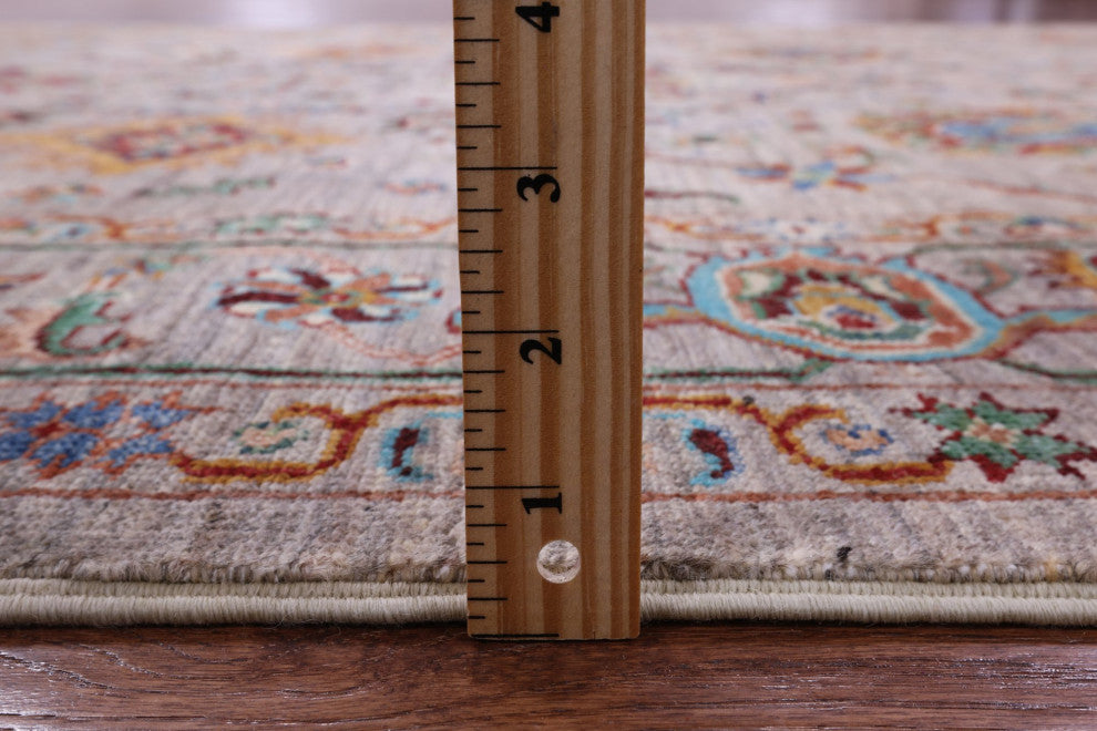5' 9" X 7' 10" Persian Tabriz Hand Knotted Wool Rug - Q12491